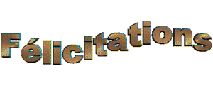 félicitations image animée